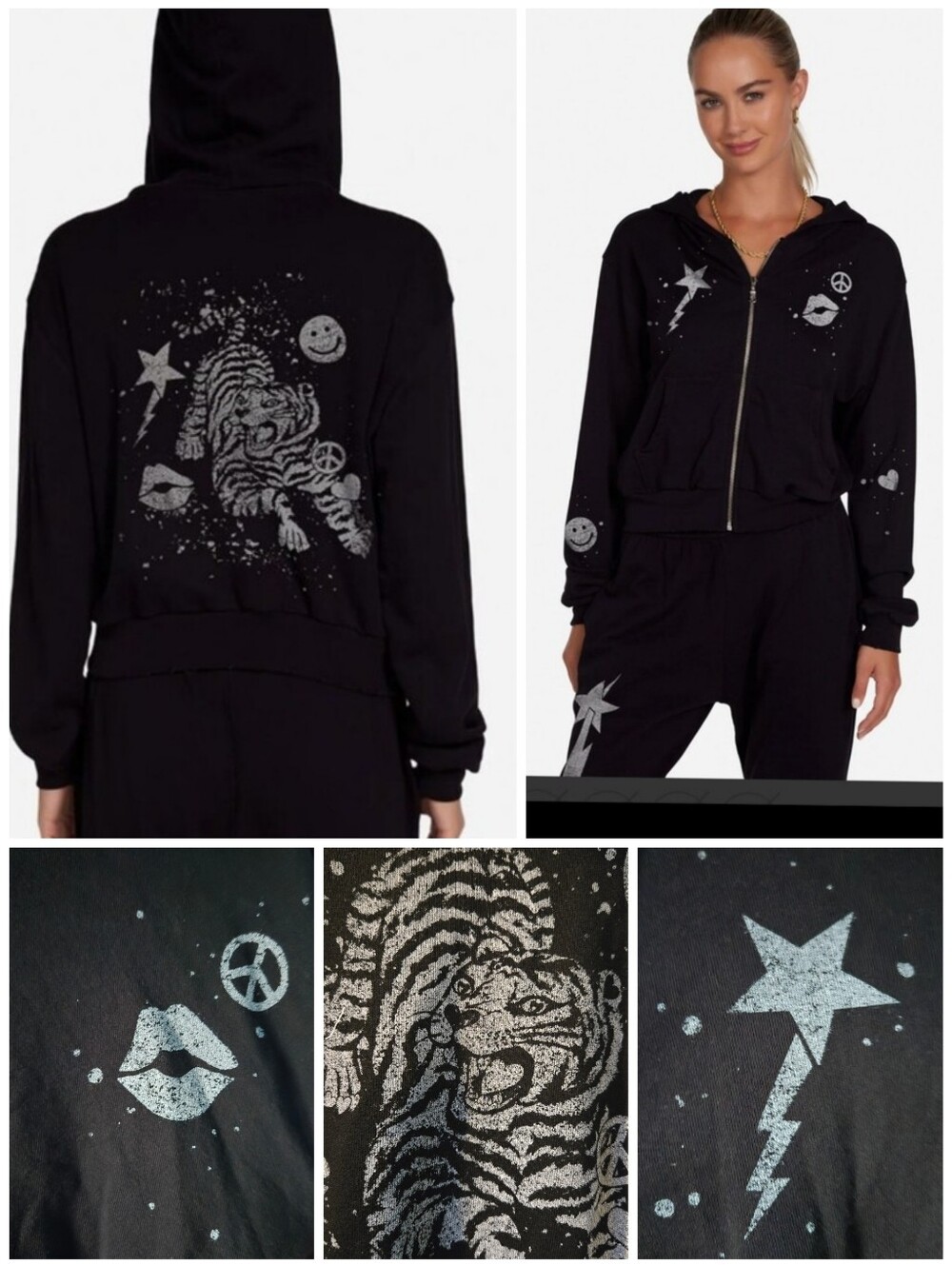 Lauren Moshi Tiger Elements lachelle hoodie